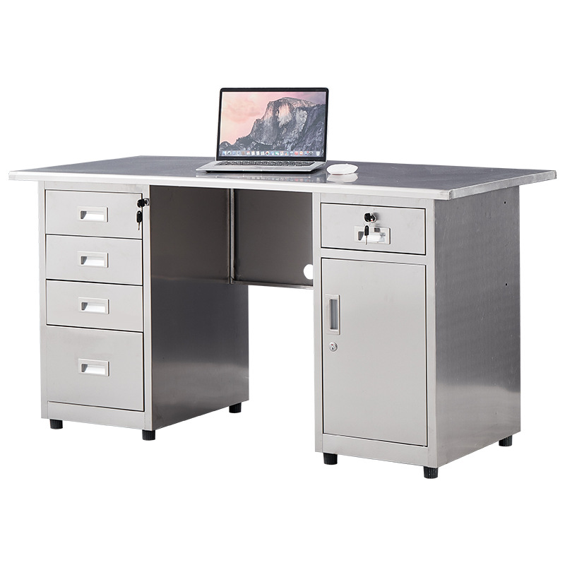 Medical Lab Furniture - Computertisch aus Edelstahl, staubfreie Werkstatt, Schreibtisch,