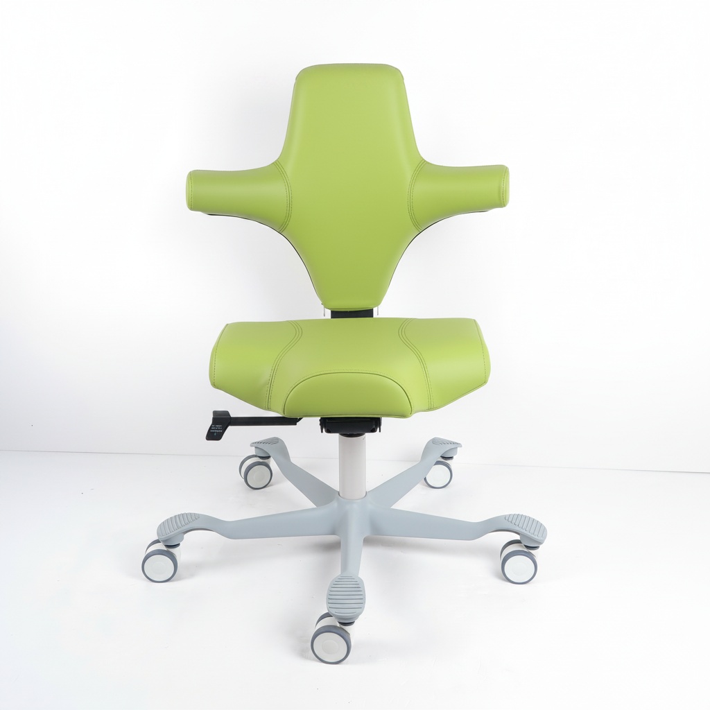 Medical Lab Chair - Ergonomischer Sattelhocker, Medizinisches PU-Leder 430-570mm, Zahnarztstuhl,