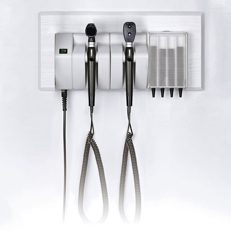 Otoscope Ophthalmoscope Set - 2025 HNO-Diagnoseset, wandmontiertes Otoskop und Ophthalmoskop-Set,