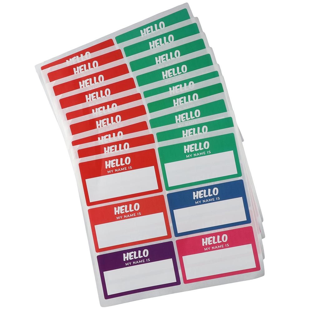 Medical Label - 10 Blatt „Hallo, mein Name ist“-Namensschilder,