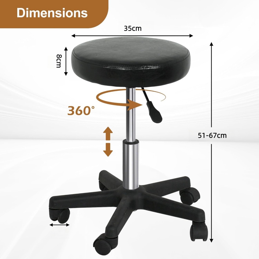 Rollhocker mit Rollen, PVC-Led – Medical Lab Chair Bewertung und Preis
