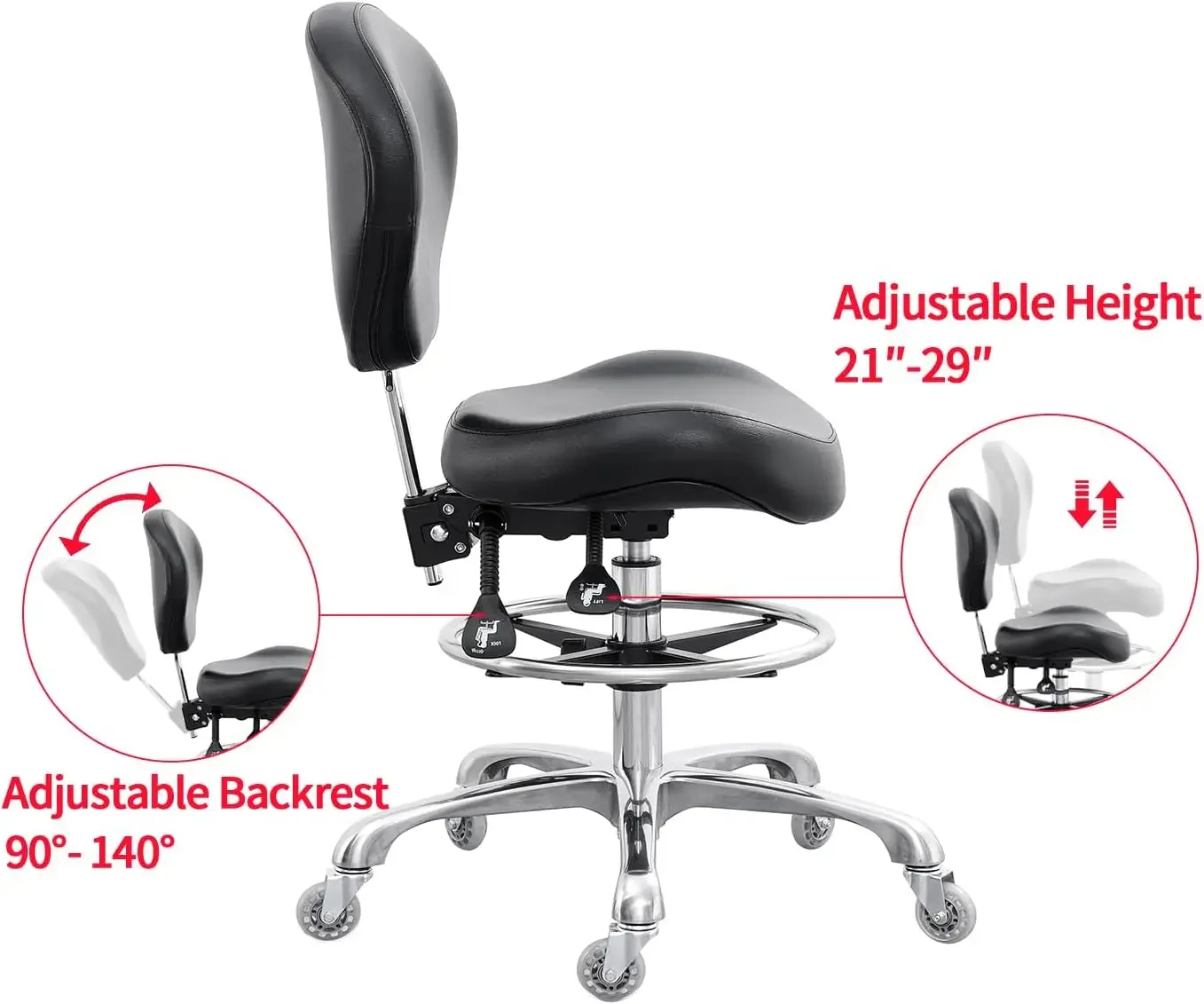 Zeichenstuhl, verstellbarer ho – Medical Lab Chair Bewertung und Preis
